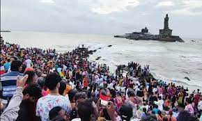 கன்னியாகுமரியில் இன்று கடலில் மூழ்கி 2 சுற்றுலா பயணிகள் பலி